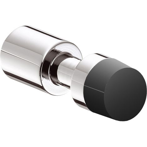 emco system2 Haken, mit Türstopper, chrom/schwarz, 357721200 (1/3)