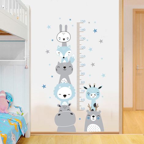 Wandtattoo mit Kindergröße (Blau), Baby C (1/4)