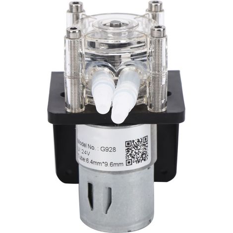 Pompe péristaltique haute qualité à grand débit, résistante à la corrosion, avec tête en polycarbonate transparent, 500 ml/min, 24 V (1/5)