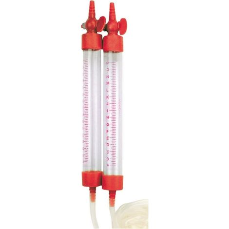 Niveau à eau - 10 m - 2 fioles graduées -