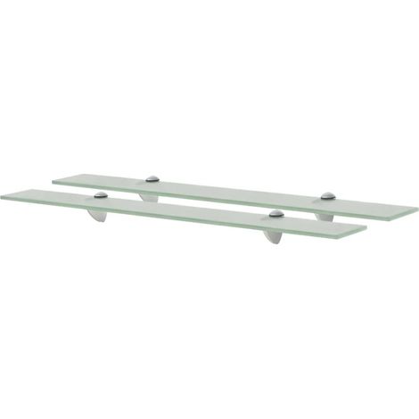 FIMEI Étagères murales 2 pcs Verre 70 x 20 cm 8 mm (1/5)