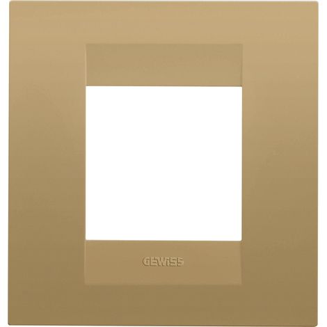 PLAQUE GEO 2P OR GEWISS GW16422VO