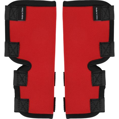 Genouillères élastiques pour chien, protection de soutien de jambe pour blessure, récupération des articulations du genou pour animaux de compagnie, rouge S (1/5)