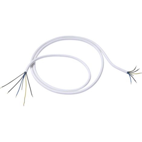 Bachmann 119271 cuisinière Câble de raccordement blanc 2.00 m (1/3)