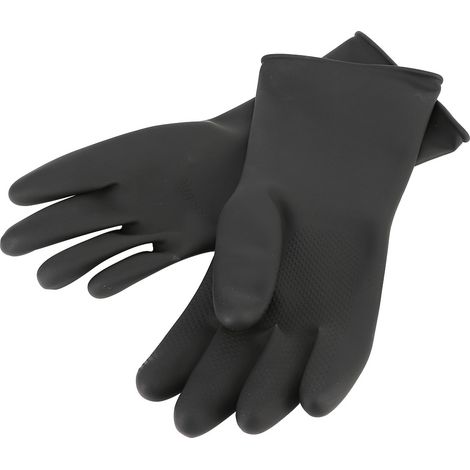 Langärmelige, säure- und laugenbeständige, chemikalienbeständige Gummihandschuhe für Isolierungszwecke (1/5)