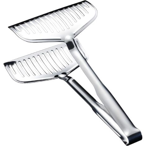 Pinces de cuisine - Pinces pour grillades et cuisson - Spatule résistante à la chaleur avec poignée antidérapante pour barbecue, pain et poisson grillés