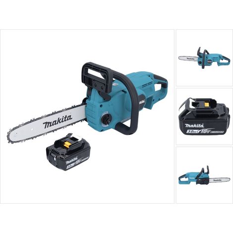 Motosierra sin cable Makita DUC 307 F1X2 18 V 30 cm 7,7 m/s sin escobillas + 1x batería 3,0 Ah - sin cargador (1/5)