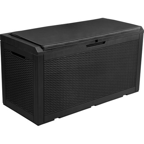 YITAHOME 380L Grande Baule da Esterno Resina, Baule da Giardino per Mobili da Giardino (1/5)