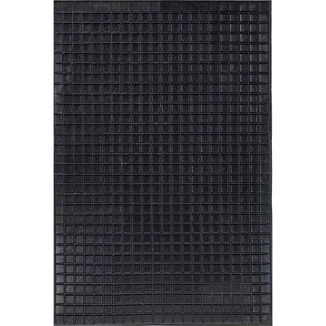 alca® Universal Gummimatte S 29×43 cm – flexible Auto Fußmatte aus Naturgummi, geruchsarm & rutschfest mit Anti‑Rutsch‑Noppen