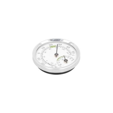 Thermomètre-hygromètre à cadran, mini-hygromètre pour caves à cigares, serres, jardins et maisons (sans danger). (1/5)