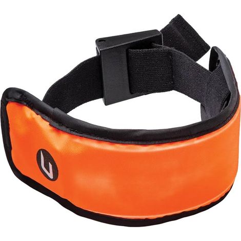 Coast LED Sicherheitsarmband USB wiederaufladbar, verstellbares Sicherheitslicht mit Blink- und Dauerlicht, für Laufen, Gehen und Radfahren, hohe Sichtbarkeit im Dunkeln
