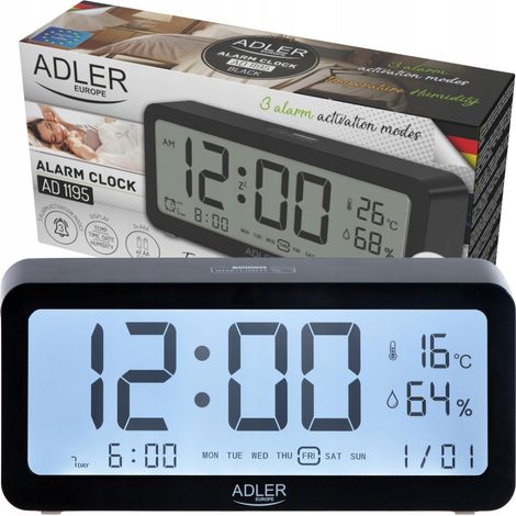 RELOJ ADLER  NEGRO  AD1195B (1/5)