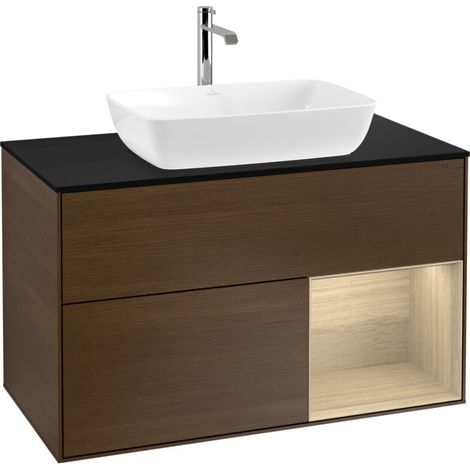 Villeroy & Boch F782PCGN Meuble sous-lavabo Finion F78 (1/2)