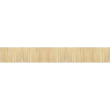 Tapis rectangulaire naturel clair 70x500 cm bambou (1/5)