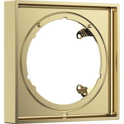 Axor ShowerSelect ID - Plaque d'adaptation 17x17 cm, aspect doré poli 13645990