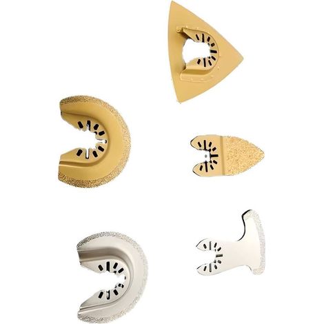 5pcs Lame de scie, d'accessoires pour outil multifonctionnel Multitool, Lame d'outil multifonction (1/5)