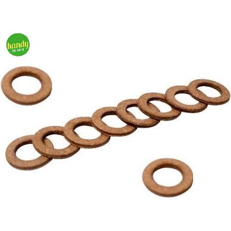 Guarnizioni gas esenti amianto Ambra cuoio 1/2 10 pz.