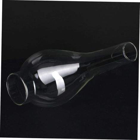 Abat-Jour Verre pour Lampe à Huile Cheminée Résistante Au Vent Transparent Protection pour Lampe à Pétrole Vintage Intérieure,Hauteur : 24.5 cm (1/5)