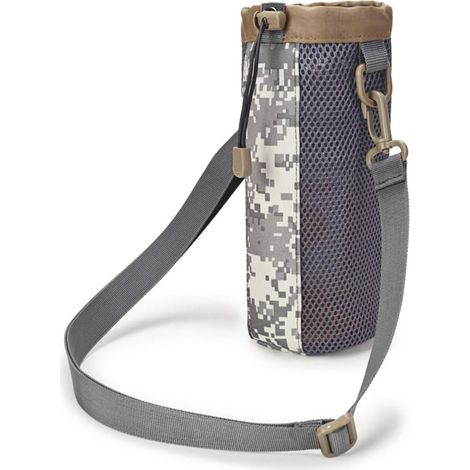 Bandoulière réglable pour bidon de sport outdoor (gris camo)