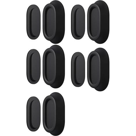 Lot de 5 Supports de Télécommande Magnétiques Muraux en Silicone pour Télécommande et Chargeur de Télécommande TV