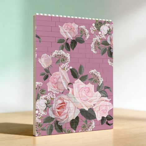Cadre en briques à faire soi-même pour adultes, cadeau romantique pour anniversaire et Saint-Valentin (1/5)