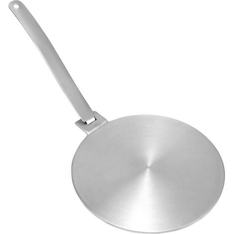 adaptateur induction plaque, plaque de diffusion de chaleur, acier inoxydable, 20CM, pour plaque à induction, cuisinière à gaz (1/5)