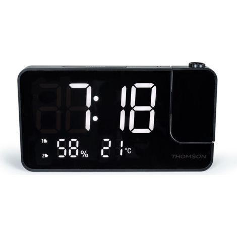 Radio Despertador Thomson con Proyección y Temperatura Interior
Especificaciones:
-Radio FM con escaneo automático
-Alarma dual con función de repetic