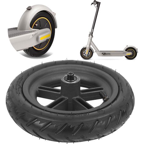 Pneu arrière Xiaomi PRO - Noir robuste en caoutchouc durable pour scooter électrique (1/5)