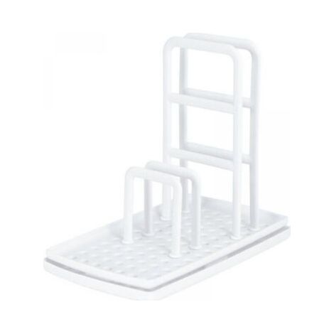 Porte-éponge en plastique évier de cuisine porte-éponge, porte-savon multifonctionnel éponge égouttoir évier plateau pour la cuisine à la maison (1/5)