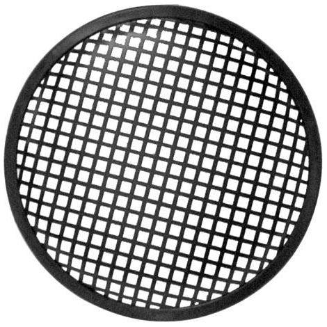 HQ-Power Rejilla de Altavoces, 8 Pulgadas, Metal, Negro (1/2)