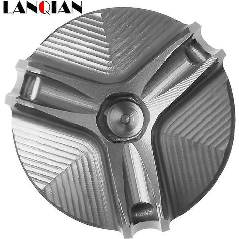 Aplicable a DUCATI HYPERMOTARD 1100 MONSTER 1100 EVO MULTISTRADA 1000/1100S STREETFIGHTER 1098 S/840 Tapa del tapón de llenado de aceite del motor (gris) (1/5)
