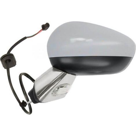 Rétroviseur électrique gauche à peindre base chromée Citroen C3 2 2009-2016