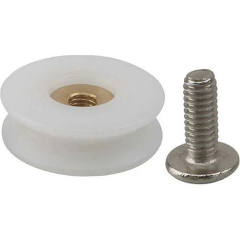 Galet de roulement à roulement de 23 mm de diamètre pour portes de cabine de douche coulissante