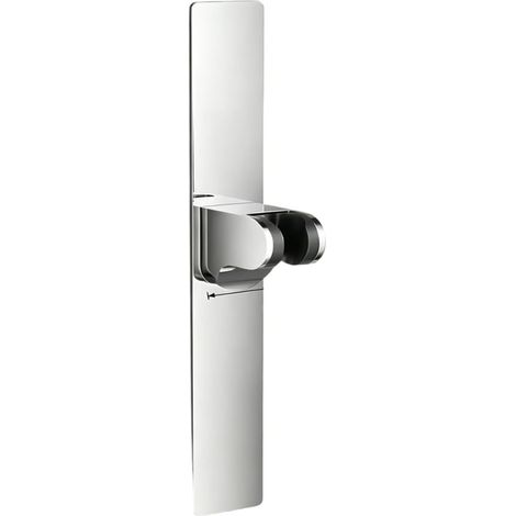 Support de douche réglable en acier inoxydable 304 avec ventouse et support magnétique, fixation murale sans perçage, compatible avec les pommeaux de douche standard (A)