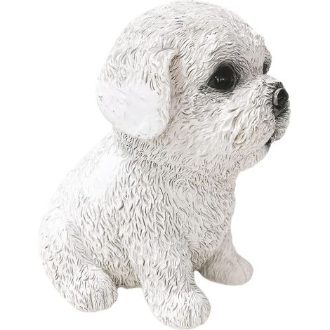 Hunde-Simulation für den Garten, Hunde-Skulptur, Welpenfigur für den Balkon, Hunde-Ornamente (1/5)