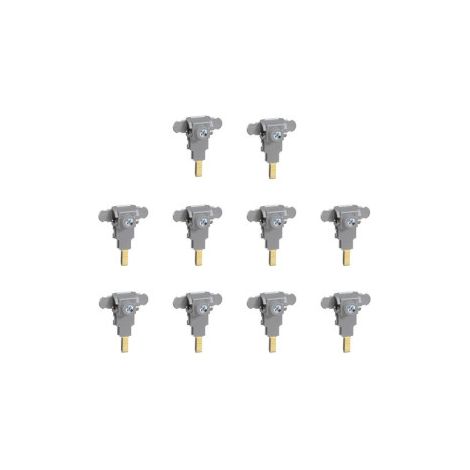 Legrand - Borne de raccordement pour peigne tu00e9trapolaire u00e0 vis - Ref. : 405208x10 (1/3)