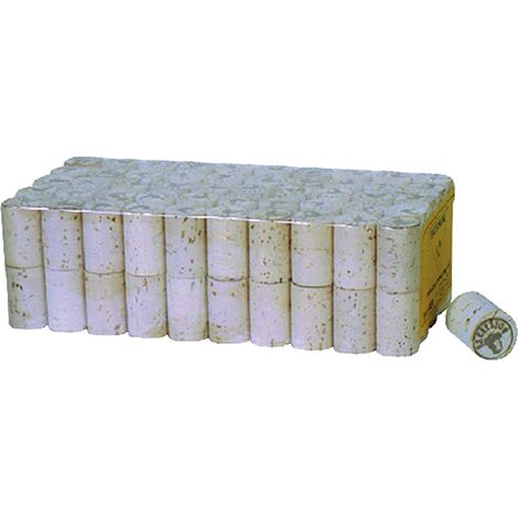 Tappi di sughero "Extra" per bottiglie di vino, impermeabili da 100 pezzi -26 x 40 mm (1/3)