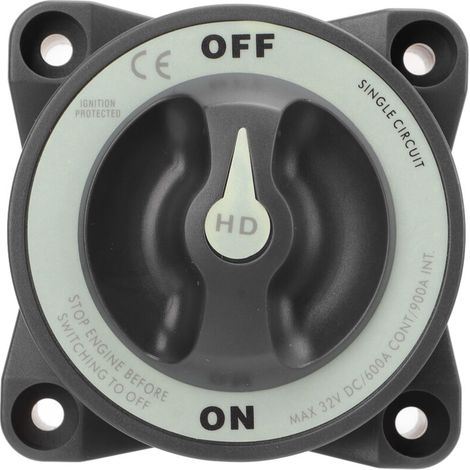 600A Master Battery Cut Cut Disconnect Switch Isolateur. (1/5)