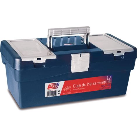 Tayg TAYG-TOOLBOX3 Valigetta, Contenitore Extra e Contenitore Estraibile, Nero/Antracite (1/3)