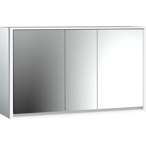 emco loft Lichtspiegelschrank, 1400mm, 3 Türen, Aufputzmodell, (1/5)