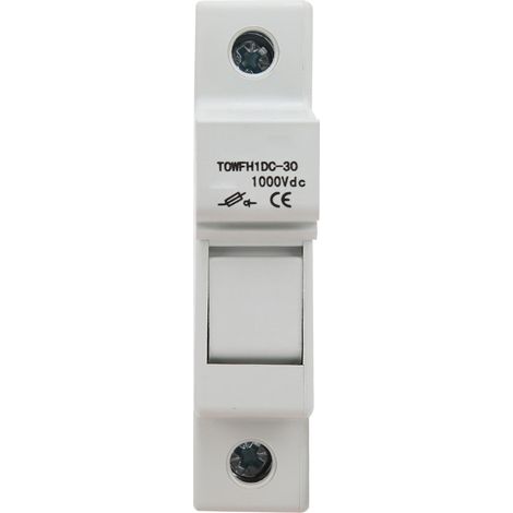 Sicherungshaltersockel für DIN-Schienenmontage, Stromverteilungs- und Steuerungsgeräte TOWFH1DC 1000VDC 1P25A (1/5)
