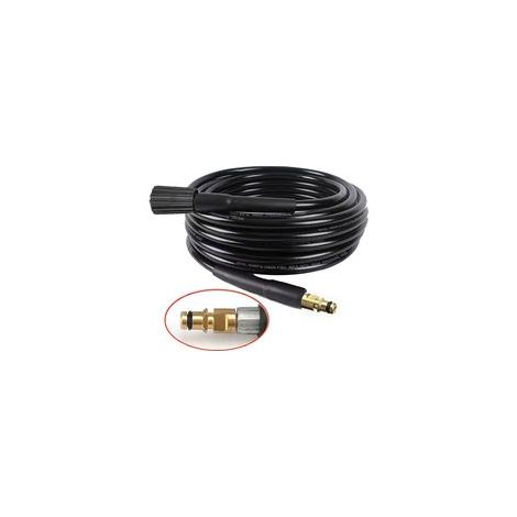Tuyau de machine de nettoyage à haute pression tuyau de machine à laver de voiture tuyau de sortie haute pression en caoutchouc PVC For Kaicher k2-k7 antidéflagrant  Conduite d'eau 6M (1/5)