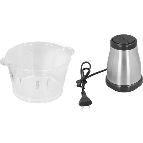 Multifunktionaler elektrischer Fleischwolf 220V, Fleisch- und Gemüsezerkleinerer, Mini-Küchenmaschine für den Hausgebrauch, Glasschüssel. (1/5)