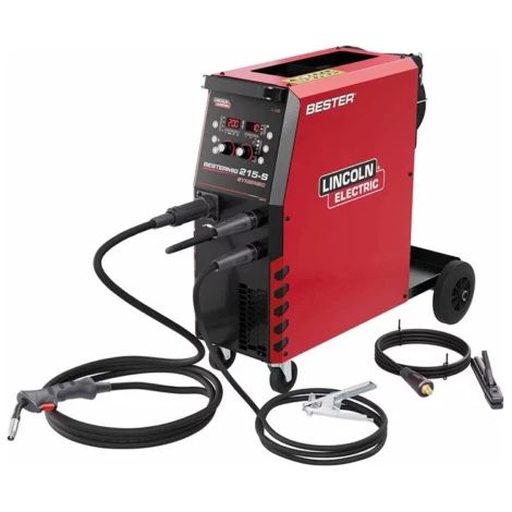 Lincoln Electric – Poste à souder MMA 230V 200A – Soudage MIG-MAG/TIG LIFT – Réglage synergique – Hot Start, Anti-sticking, Arc-Force – Accessoires pro