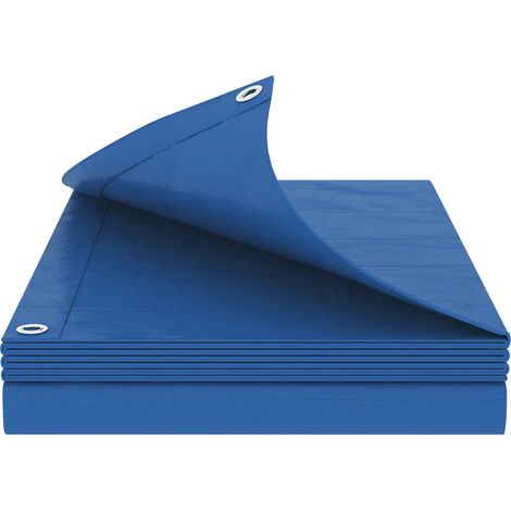 Lona con ojales Azul 3 x 4 m 180 gsm PE vidaXL (1/5)