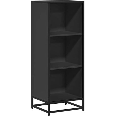 Maison Exclusive - Bücherregal Schwarz 40x35x107,5 cm Holzwerksto