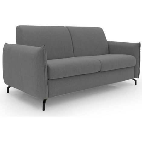 Scarlet Schlafsofa aus wasserfestem Baumwollmischgewebe T19 195 cm (mat.140x197) anthrazit