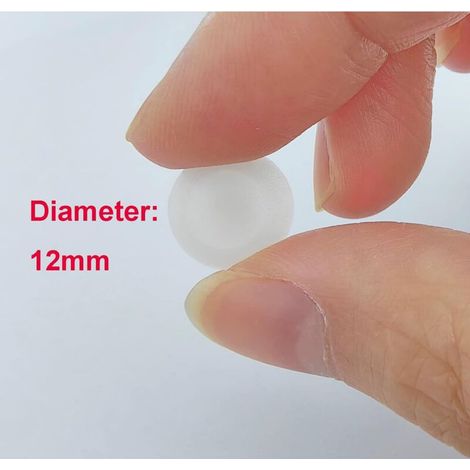50 Pièces Capuchon à Vis en Plastique Cache-Vis, Anti-Rouille Cache Vis, Blanc en Plastique Vis Cruciformes à TêTe Croix, Capuchons DéCoratifs Vis, Capuchons pour Clous Autotaraudeurs (1/4)