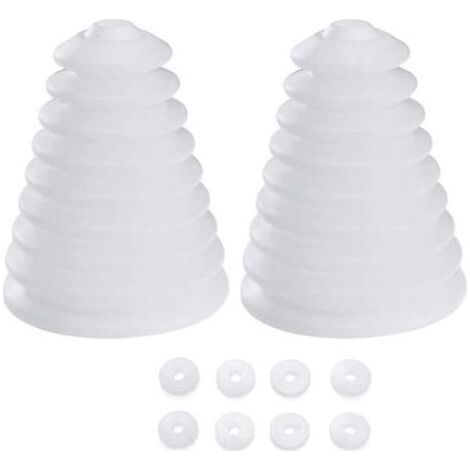 Couvercle Anti Poussière - Pour Perceuse Électrique - Diamètre Extérieur 9 Cm Hauteur 13 Cm - Compatible Forets 6 À 14 Mm - En Caoutchouc Silicone - Lot De 10 (1/5)