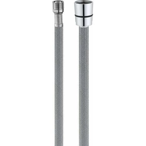 – Tuyau de rechange pour robinetterie de cuisine – Flexible nylon gris M15 x 1/2' – Longueur 150cm – Compatible lavabo extensible (1/4)